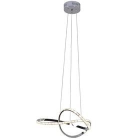 

Люстра, 90Вт, LED, 48x48x120 см, цвет хром