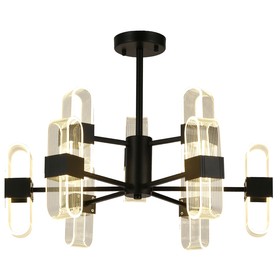 

Люстра, 108Вт, LED, 65x65x44 см, цвет чёрный