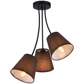 

Люстра, 60Вт, E27, 52x52x52 см, цвет шоколадный
