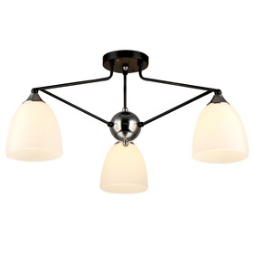 

Люстра, 60Вт, E27, 63x63x28,5 см, цвет венге
