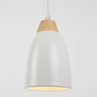 Светильник подвесной HIPER, 60 Вт, E27, 12×17×70 см, белый - Фото 3