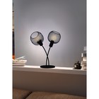Настольная лампа WRINGTON 1, 2x40Вт E14, цвет чёрный - Фото 2