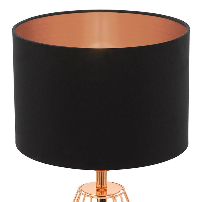 Настольная лампа CARLTON 2, 1x60Вт E14, цвет медь - фото 1911833099