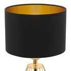 Настольная лампа CARLTON 2, 1x60Вт E14, цвет латунь - Фото 4