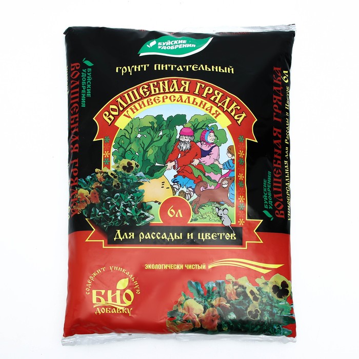 Грунт питательный «Волшебная грядка» универсальный, 6 л - Фото 1
