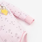 Боди для девочки «Заяц», цвет розовый, рост 68 см - фото 41577999