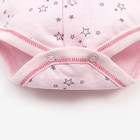 Боди для девочки «Заяц», цвет розовый, рост 68 см - фото 41578000