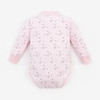 Боди для девочки «Заяц», цвет розовый, рост 68 см - фото 41578002