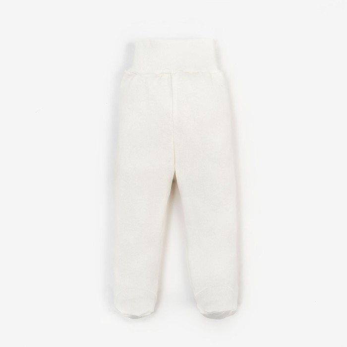 Ползунки детские, цвет молочный, рост 62 см - Фото 1