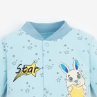 Боди для девочки Заяц, цвет голубой, рост 74 см 9351319