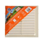 Решетка вентиляционная "КосмоВент" Л155СК, 155х155 мм, с сеткой, неразъемная, слоновая кость - фото 24740387