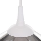 Светильник BayerLux Алана 1хЕ27 белый/серебро 30х30х9см - фото 21890766