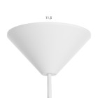 Светильник BayerLux «Дамира», 1хЕ27, белый, 21×21×18 см - Фото 5