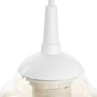 Светильник BayerLux Дамира 1хЕ27  белый 21х21х18см - фото 32417068