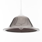 Светильник BayerLux «Эльвира» 1хЕ27 белый/хром 30×30×12 см - фото 57967769