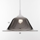 Светильник BayerLux «Эльвира» 1хЕ27 белый/хром 30×30×12 см - фото 57967774