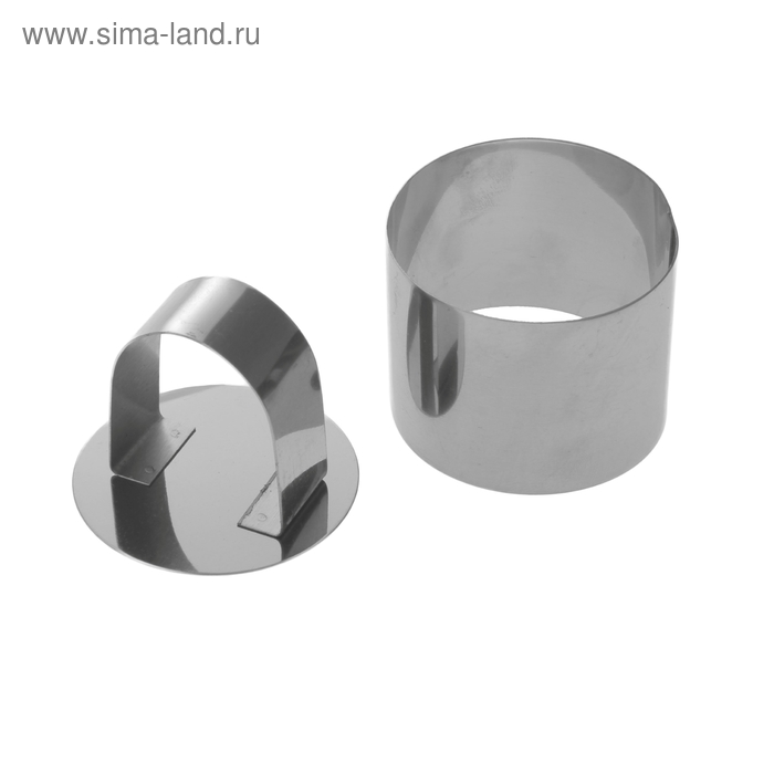 Форма для выкладки Доляна «Кольцо», 6×4 см, с прессом - Фото 1