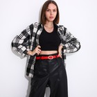 Ремень женский, ширина 2,5 см, винт, пряжка метал, цвет красный - Фото 3