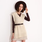 Ремень женский, ширина 3 см, винт, пряжка металл, цвет коричневый - фото 41311969