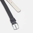 Ремень женский, ширина 3 см, винт, пряжка металл, цвет серый 9345330