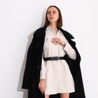 Ремень женский, ширина 3,5 см, винт, пряжка метал, цвет чёрный - фото 21891323