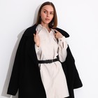 Ремень женский, ширина 3 см, винт, пряжка металл, цвет чёрный - фото 59344536