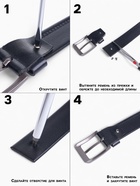 Ремень женский, ширина 3 см, винт, пряжка металл, бежевый - фото 59344538