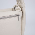 Сумка женская FABULA на молнии, наружный карман, цвет молочный - фото 24121303