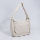 Сумка женская FABULA на молнии, наружный карман, цвет молочный - фото 24121302