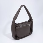 Сумка женская FABULA на молнии, наружный карман, цвет коричневый - фото 21891698