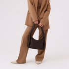 Сумка женская FABULA на молнии, наружный карман, цвет коричневый - Фото 9