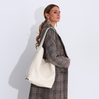 Сумка женская FABULA на магните, цвет молочный - фото 25478680