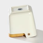 Банка для хранения сыпучих продуктов с ложкой BellaTenero «Эстет. Овощи», 250 мл, с бамбуковой крышкой, фарфоровая, цвет белый - Фото 7