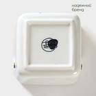 Банка для хранения сыпучих продуктов с ложкой BellaTenero «Эстет. Овощи», 250 мл, с бамбуковой крышкой, фарфоровая, цвет белый - Фото 8