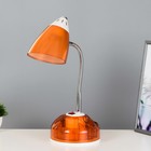 Настольная лампа "Ави" E27 15Вт оранжевый 16х16х49 см - фото 3800446