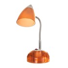 Настольная лампа "Ави" E27 15Вт оранжевый 16х16х49 см RISALUX - фото 21892022