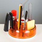 Настольная лампа "Ави" E27 15Вт оранжевый 16х16х49 см RISALUX - фото 21892016