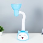 Настольная лампа RISALUX «Улыбка», Е27, 15 Вт, голубой, 13×16×40 см - Фото 4