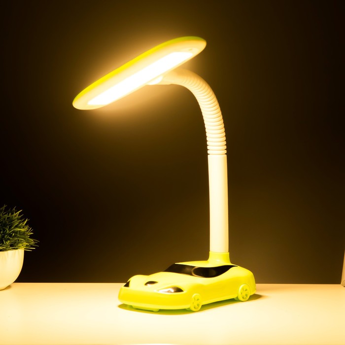 Настольная лампа "Машина" LED 4Вт нежно-зеленый 19,5х23х47 см RISALUX - фото 1884031330
