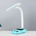Настольная лампа "Машина" LED 4Вт голубой 19,5х23х47 см - фото 3023184