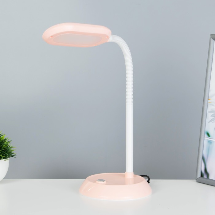 Настольная лампа "Пинки" LED 6Вт нежно-розовый 15х15х50 см RISALUX - фото 1910504850