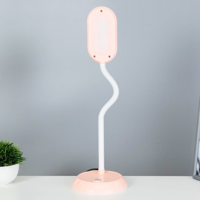 Настольная лампа "Пинки" LED 6Вт нежно-розовый 15х15х50 см RISALUX - фото 1910504853