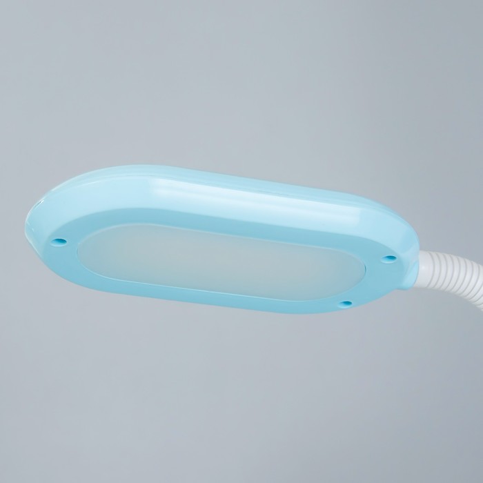 Настольная лампа "Пинки" LED 6Вт голубой 15х15х50 см RISALUX - фото 1910504874