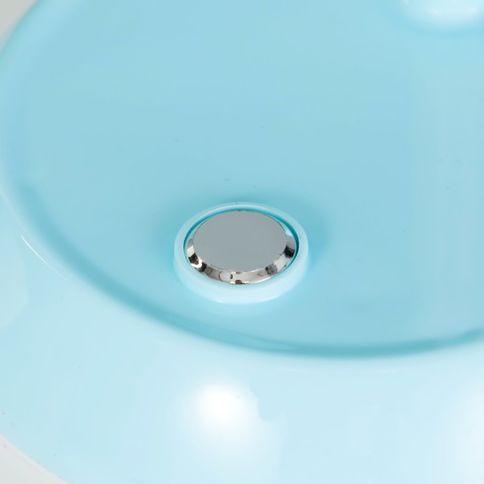 Настольная лампа "Пинки" LED 6Вт голубой 15х15х50 см RISALUX - фото 1910504876