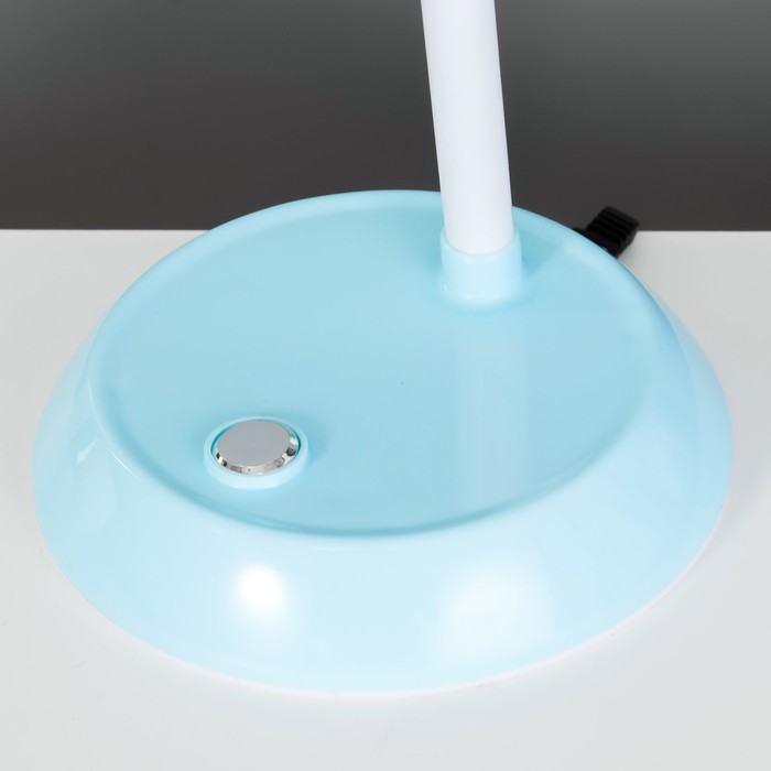 Настольная лампа "Пинки" LED 6Вт голубой 15х15х50 см RISALUX - фото 1910504877