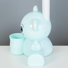 Настольная лампа "Мишка" LED 4Вт голубой 15х28,5х46 см RISALUX - фото 21892243