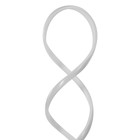 Торшер "Инфинити" LED 30Вт 4000К белый 25х25х156 см 9235966