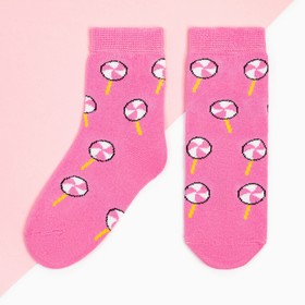 Носки для девочки KAFTAN «Леденцы», размер 16-18 см, цвет розовый