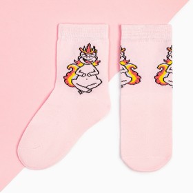 Носки для девочки KAFTAN «Единорожек», размер 18-20 см, цвет розовый