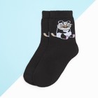 Носки детские KAFTAN «Панда», размер 16-18 см, цвет чёрный - фото 42753475